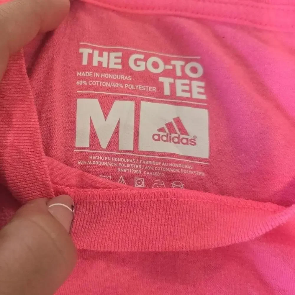 Adidas Women's pink T-shirts
